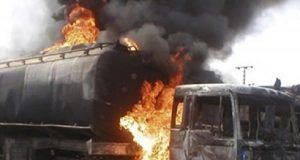Brake Failure: Another Petrol Tanker Explodes In Ibadan