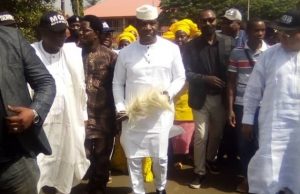 I’ve Been Anointed By God To Turn Ekiti Around – Senator Opeyemi Bamidele ...Senator Opeyemi Bamidele, middle, still riding high in Ekiti State...