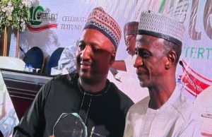 Consistent Support For Tertiary Education: TETFund Rewards Shell …Manager, Policy and Advocacy, Shell companies in Nigeria, Abubakar Ahmed (left), and the Executive Secretary, Tertiary Education Trust Fund (TETFund), Prof. Suleiman Bogoro, at the presentation of a recognition award to the Shell Nigeria Exploration and Production Company Limited (SNEPCo) during the 10th anniversary celebration of TETFund in Abuja, recently…