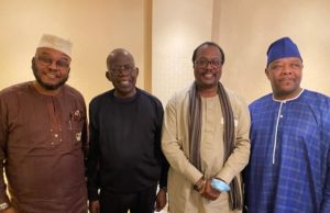 Photo: Tinubu Meets, Holds Meeting With APC UK Chapter Members In London ...The national leader of the ruling All Progressives Congress (APC), Senator Bola Tinubu...