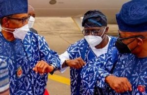 All You Need To Know About Buhari’s One-Day Visit To Ogun State L-R: President Muhammadu Buhari, Lagos’Governor Babajide Sanwo-Olu and Ogun’s Governor Dapo Abiodun…