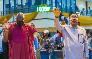 Why People Of Faith Must Participate In Politics -Makinde ...Oyo's Governor Seyi Makinde, left, with Pastor Femi Emmanuel ...during the thanksgiving service...