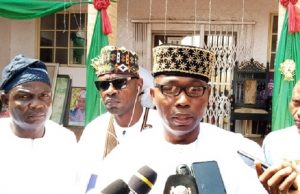 Presidency 2023: Prince Adewole Adebayo Declares Ambition Prince Adewole Adebayo...speaking with mediamen...