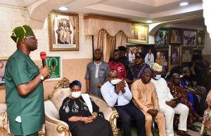 Emergence Of New Olubadan: Makinde Speaks, Gives Conditions Seyi Makinde, left, at the late Olubadan's Palace...on Tuesday...