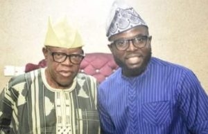 New Olubadan: Hassan Giwa Prays For Lekan Balogun ...Dr Hassan Giwa, right, with Senator Lekan Balogun...