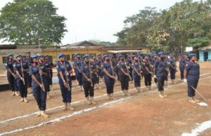 Day Oyo NSCDC Inaugurated Female Special Armed Squad