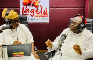 Nigeria Will Soon Overcome Her Present Challenges- Chairman, Oyo State Pilgrims Welfare Board, Bishop David Moradeyo Bishop (Dr) David Ademola Moradeyo, right, with Olayinka Agboola...during the Radio Show...