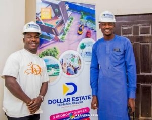 Dele Omo Woli left with the executive of Dollar Construction Company