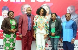 Heritage Bank Promotes Financial Literacy To Commemorate Global Money Week R-L: Jude Monye, Executive Director, Heritage Bank Plc; Oluwatoyin Owoade, Experience Centre Associate, Lagos Island, Zone 1; Dr Stephanie Oarhe, Convener, Heart to Heart Foundation; Reverend Chris Oarhe, Co-Convener, Heart to Heart Foundation and Ozena Utulu, Ag. Group Head, Corporate Communication, Heritage Bank, during the bank’s partnership with Heart-to-Heart Foundation conference in Lagos.