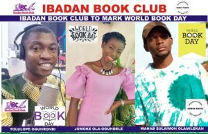 All set For Ibadan Book Club To Mark World Book Day