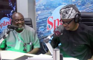 The Only Money Ritual I Know Is Hard Work- Veteran Movie Producer, Otunba Akin Lewis Otunba Akin Lewis, left, with Olayinka Agboola...during the Radio Show...Parrot Xtra Hour on Radio...