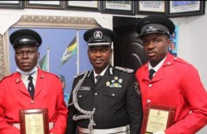 Day Police Training School Honoured Caleb ‘Varsity’s Otobo, Others Dr Elvis Efe Otobo, Deputy Director, Caleb University, Imota, Lagos, left...and others...