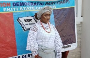 Bad Governance By Both APC, PDP Encouraged Me To Aspire To Govern Ekiti State – ADP’s Gubernatorial Candidate, Mrs. Kemi Elebute Halle ...Action Democratic Party (ADP) in Ekiti State, Mrs. Kemi Elebute Halle...