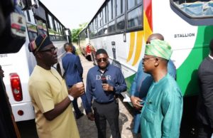 Makinde Reveals Plans To Provide World Class Transportation System In Oyo L-R: Engineer Seyi Makinde, Dare Adeleke and Prof Dahud Shangodoyin…