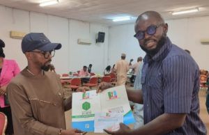 Zoning Palaver: Arc Giwa Tackles Lafioye In Akinyele/Lagelu Constituency, Says He Is Afraid Of Testing His Popularity Arc Hassan Giwa, right, receiving his forms in Abuja...