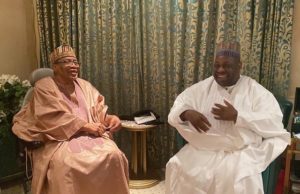 Photos As Dele Momodu Storms Minna To See Babangida, Abdulsalam Chief Dele Momodu, right, with General Ibrahim Babangida...in Minna...on Sunday...
