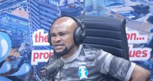Performance: 3SC GM, Dimeji Lawal, Coach Ogunbote Hail Players Oladimeji Lawal, MON...expressing himself...