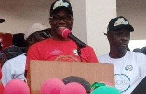 Emergence As PDP’s Guber Candidate: OyoSUBEB Boss, Adeniran Congratulates Makinde ...Engineer Seyi Makinde...delivering his 'thank you' speech after securing his second term ticket to fly PDP's flag next year...