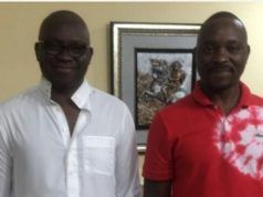 Isaac Fayose To Ayo Fayose: REA Chairmanship Belittles Your Political Status ...Dr Ayo Fayose, left, with his brother, Isaac...both Afao Ekiti brothers now at war?