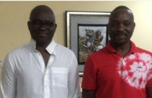 Atiku’s Candidacy In PDP Tears Ayo Fayose, Brother, Isaac Apart ...Dr Ayo Fayose, left, with his brother, Isaac...both Afao Ekiti brothers now at war?
