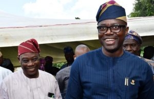 Running Mate: How Barrister Bayo Lawal Was Picked For Makinde By Oyo PDP Governor Seyi Makinde, right, with Barrister Bayo Lawal, his new running mate...