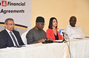 Day NIPOST Signed Fresh MoU To Advance Digital, Self-Service Technologies In Nigeria …Chief Executive Officer, e-Gate, Egypt, Mr. Mohammed Eesam Al-Saghir, Postmaster of the Federation, Dr. Ismail Adebayo Adewusi, Viviana Perez CEO of Llieda.net, and the last person is Mr Elijah Olanrewaju of Asset Solutions Limited…