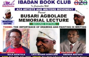 Ibadan Book Club Ready To Hold Second Edition Of Busari Agbolade Memorial Lecture