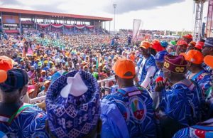 Osun Guber: Tinubu, APC Governors Storm Osun In Support Of Oyetola Senator Bola Tinubu and others at the rally in Osogbo on Tuesday...