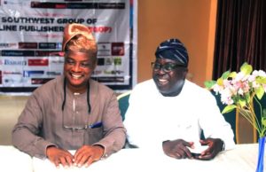 What My Job Entails As Adviser On Labour Matters To Gov Makinde – Titilola Sodo Comrade Titilola Sodo, right, with Olayinka Agboola, SWEGOP's Chairman...at the media event...
