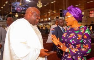 Dele Momodu Reveals Experience When He Met Tinubu’s Wife At Lagos Event Basorun Dele Momodu, left, with Senator Oluremi Tinubu...at the said event...
