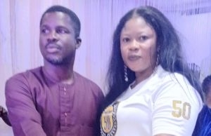 Yemi Sonde, Seun Awodele, Femi Solar, Others Present As Yinka Adonai Is Treated To Surprise-50th-Birthday Party ...birthday boy, Yinka James Adonai, with wife, Ashabi...at the event...