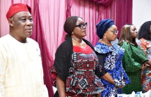 2023 Appropriation: Makinde’s Govt Holds Stakeholders’ Consultative Meeting L-R: Acting Governor of Oyo State, Barr. Bayo Lawal; Secretary to the State Government, Mrs Olubamiwo Adeosun; Head of Service, Mrs Alolade Agboola and Director General Bureau of Public Procurement, Ms Tara Adefope at the event…