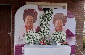 Loss Of Mother: Oyetola Joins Others To Commiserate With Akeredolu ...home of late Lady Evangelist Grace Akeredolu at Orogun, Ibadan on Friday...