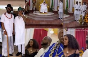 Day Davido, Zlatan Ibile, 30BG Crew Visit Oba Of Benin
