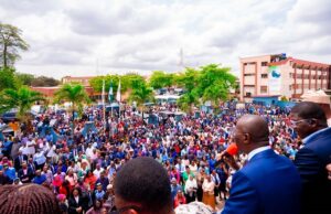Sanwo-Olu Sends Out Good News To Lagos Workers, Says ‘Pay Rise Coming’ Lagos' Governor Babajide Sanwo-Olu...addressing Lagos workers...