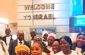 Tope Alabi Thrills Pilgrims At Ufitfly’s Summer Pilgrimage To Israel ...Evangelist Tope Alabi and others in Israel...