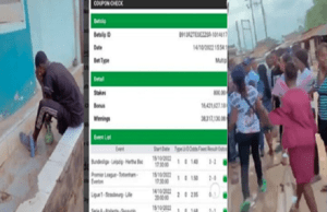 Read The Story Of Man Who Won N38m Sports Betting With N800 ...the unidentified man, left, it the mosque...preparing to pray...