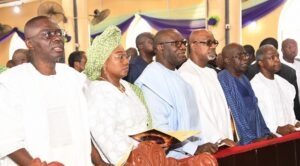 Governors Dapo Abiodun, Babajide Sanwo-Olu and others at the event...