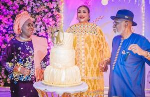 Day Akeredolu Rolled Out The Drums To Mark Sister’s 60th Birthday