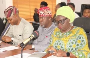 Effective Data Management: Ogun Dep. Gov. Tasks MDAs ...Deputy Governor of Ogun State, Engr. Salako-Oyedede...right...