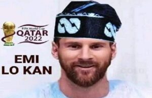 Qatar 2022: Tinubu Takes To Twitter, Crowns Messi As ‘Emi Lo Kan Of Doha’ Lionel Messi...crowned 'Emi lo kan'...