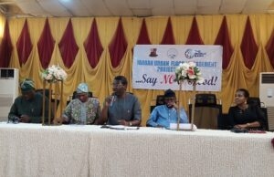 Oyo Govt To Complete Major Bridge-Building Projects In Ibadanland Before Next Raining Season Begins L-R: the Project Coordinator for Ibadan Urban Flood Management Project (IUFMP), Engineer Olasunkanmi Sokeye, Commissioner for Lands, Housing and Urban Development in the state, Mr Segun Olayiwola, his colleague from the Ministry of Finance, Mr Akinola Ojo and Prof Dahood Shangodoyin of the Ministry of Public Works and Transport...and the representative of the Commissioner for Environment...