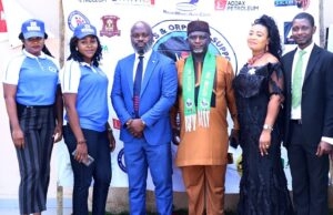 Over 500 Widows Smile After Heritage Bank’s Support L-R: GoodLuck Linda, WOSSA Chief Welfare officer; Helen Unabor, WOSSA Chief Protocol officer; Olawale Osundele, Regional Head, Lagos Island 1, Lagos Island 1 Zone, Heritage Bank; Amb. Tayo Thomas, President of WOSSA; Dame Jennifer Omotayo-Thomas, Vice president, WOSSA and John Adah, Team Member, Corporate Communications, Heritage Bank, during the award ceremony held in Lagos to mark this year's International Widows Day themed: Gender Equality Today for a Sustainable Tomorrow"