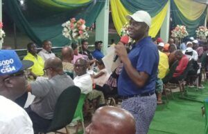 Ibadan Golf Club Stages An Evening With Seyi Makinde, See Photos Oyo's Governor 'Seyi Makinde...addressing members of the club at the event...