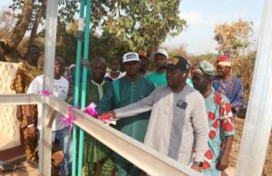 Excitement As Ido LG Boss, Adeojo, Commissions Borehole Project