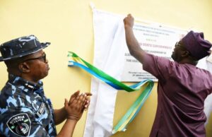 Oyo Police Command Gets 74 Patrol Vehicles, Remodeled Station From Makinde’s Govt ...Oyo's Gov 'Seyi Makinde, right, with the state's Commissioner of Police, Mr Adebowale Williams at the event...