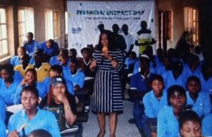 Global MoneyWeek: Unity Bank Holds Financial Literacy Training For Students Mrs. Titilayo Abraham, the representative of the MD/CEO of Unity Bank Plc, Mrs. Tomi Somefun facilitating a financial literacy training at Kabayi Secondary School, Mararaba, Nasarawa State on Thursday, March 23, 2023, as part of the activities to mark 2023 Global Money Week