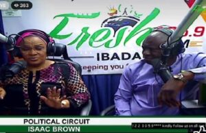 My Mom Had Me At 16, I Got Married To Ajimobi At 21, He ‘Scoped’ Me When He Met Me – Mrs Florence Ajimobi Dr (Chief) Mrs Florence Ajimobi, with Isaac Brown during the popular Radio Show...
