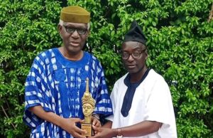 Birthday: Yoruba Youths Celebrate Afenifere Renewal Group’s Spokesman, Famoriyo At 70 Comrade Kunle Famoriyo, left, with Awa Bamiji...