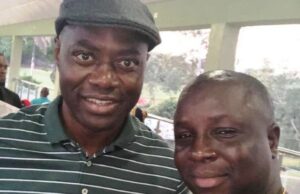 Makinde’s Provision Of Enabling Environment Encouraged Us To Float Our Mega Laundry Firm – Asiwaju Ayinla Asiwaju Oladimeji Olatilewa Ayinla, right, with Oyo's Gov Seyi Makinde...